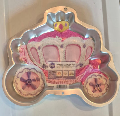 Wilton Princess Carriage Cake Pan New w/ Insert Cinderella Aluminum Vintage