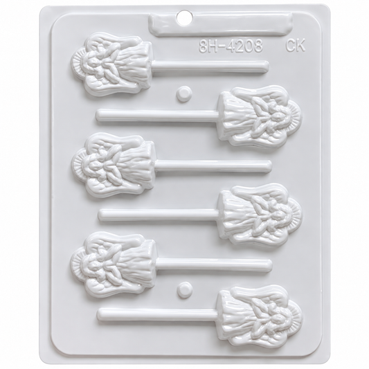 Hard Candy Angel Lollipop Mold 6 Count