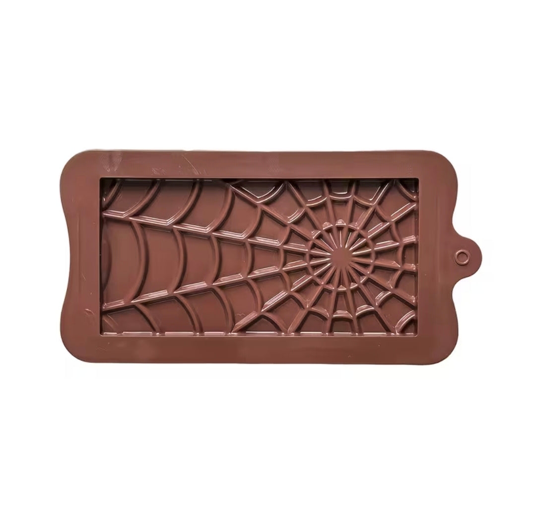 Spiderweb Chocolate Bar Mold - Halloween Candy Mold