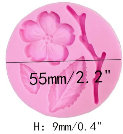 Cherry Blossom Branch Silicone Mold