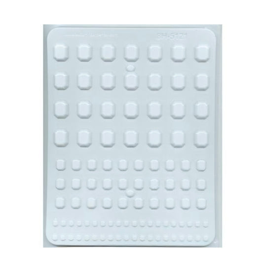 Hard Candy Mold Rectangle Gem Mix