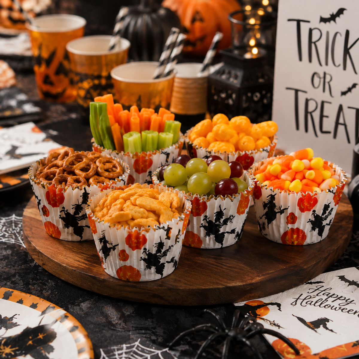 Halloween Treat Cups | Small Cupcake Liners