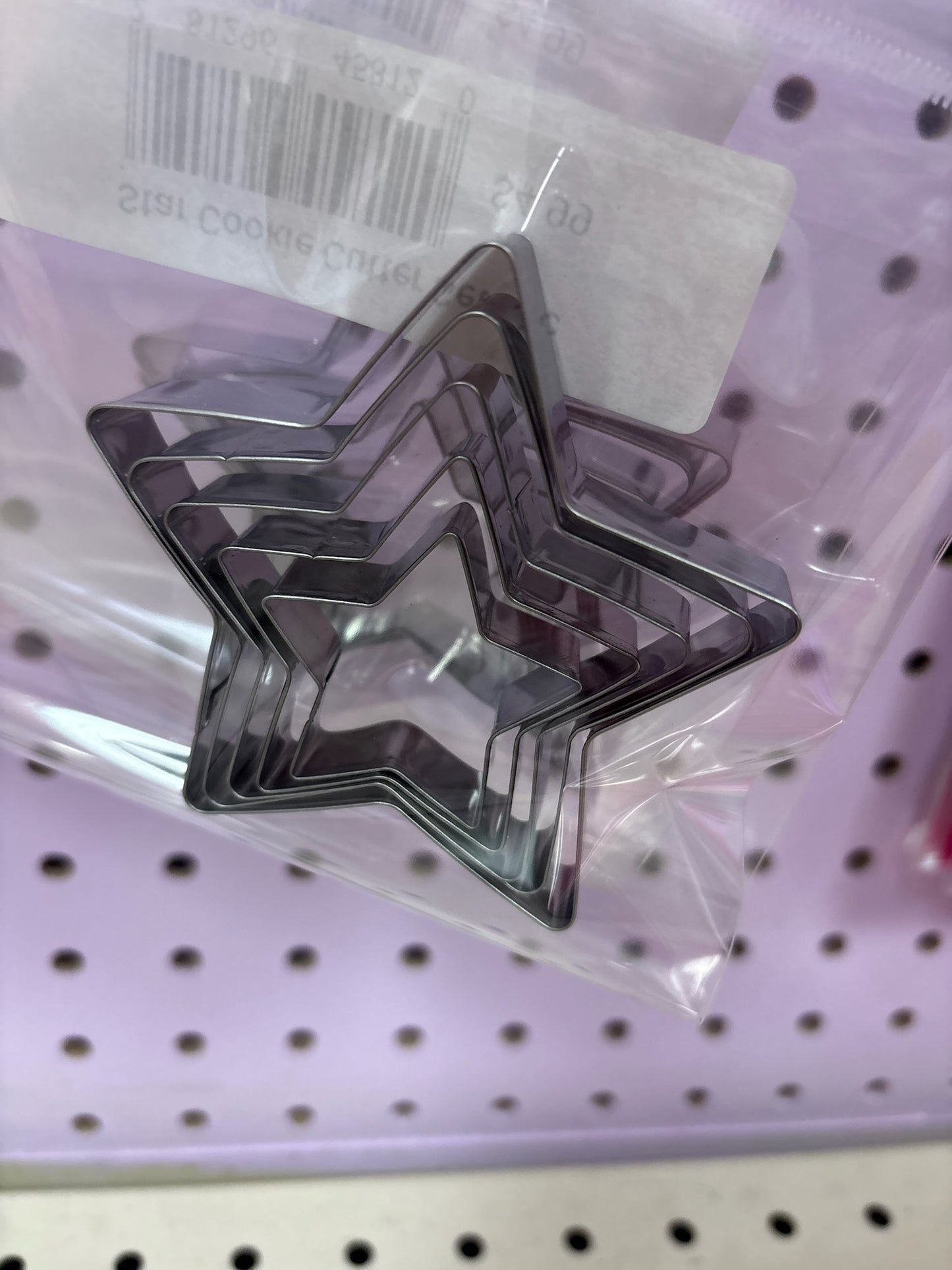 Star Cookie Cutter Set of Nested Sizes 5pc