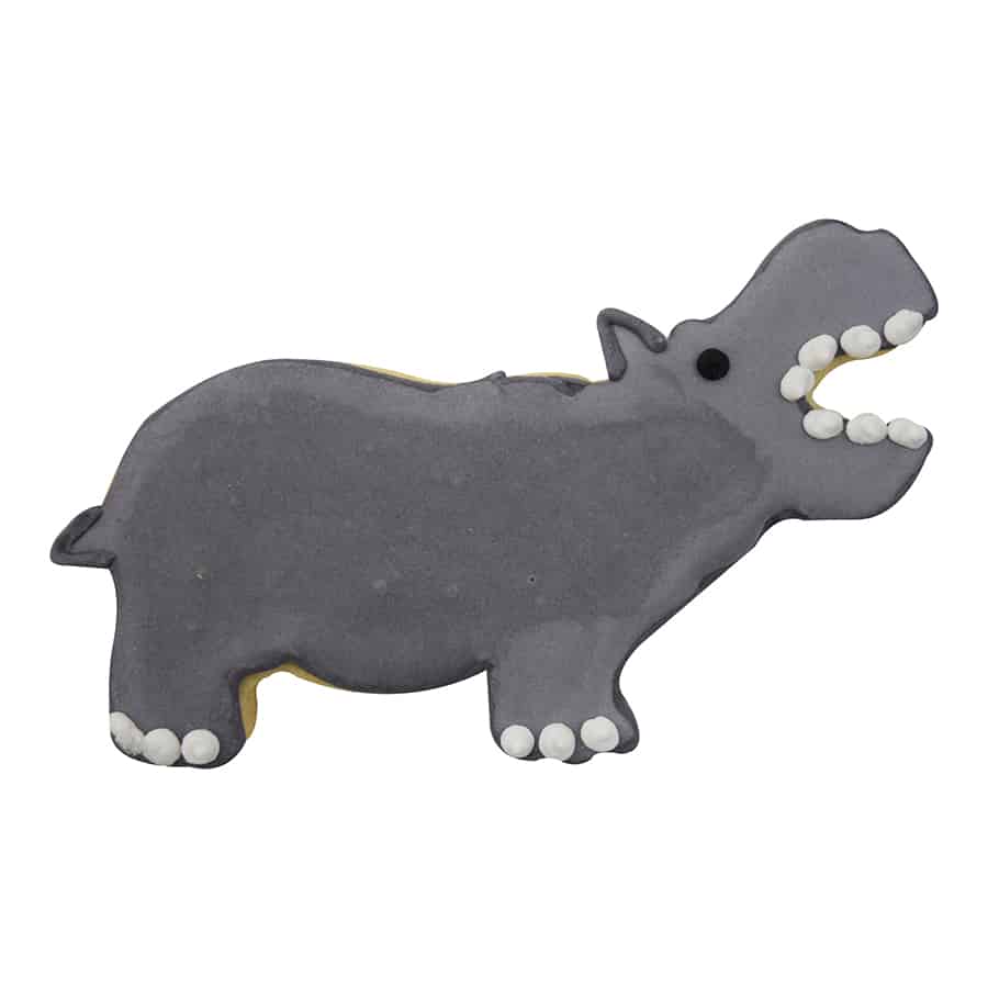Hippo Cookie Cutter 4in