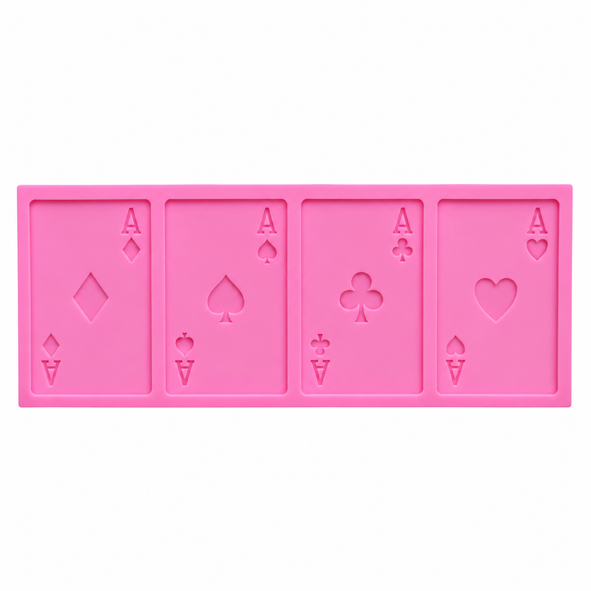 Playing Card Fondant Silicone Mold – 4 Aces