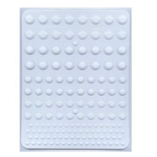 Hard Candy Mold Round Gem Mix