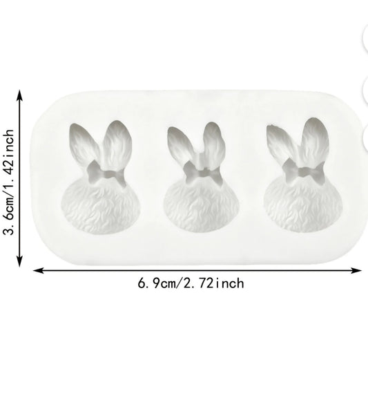 Easter Bunny Ears Silicone Mold for Fondant and Chocolate
