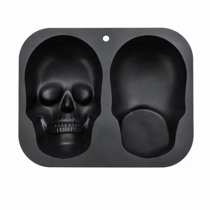 3D Skull Cake Mold Silicone Pan for Halloween Cake, Chocolate, Ice Cream & Gelatin