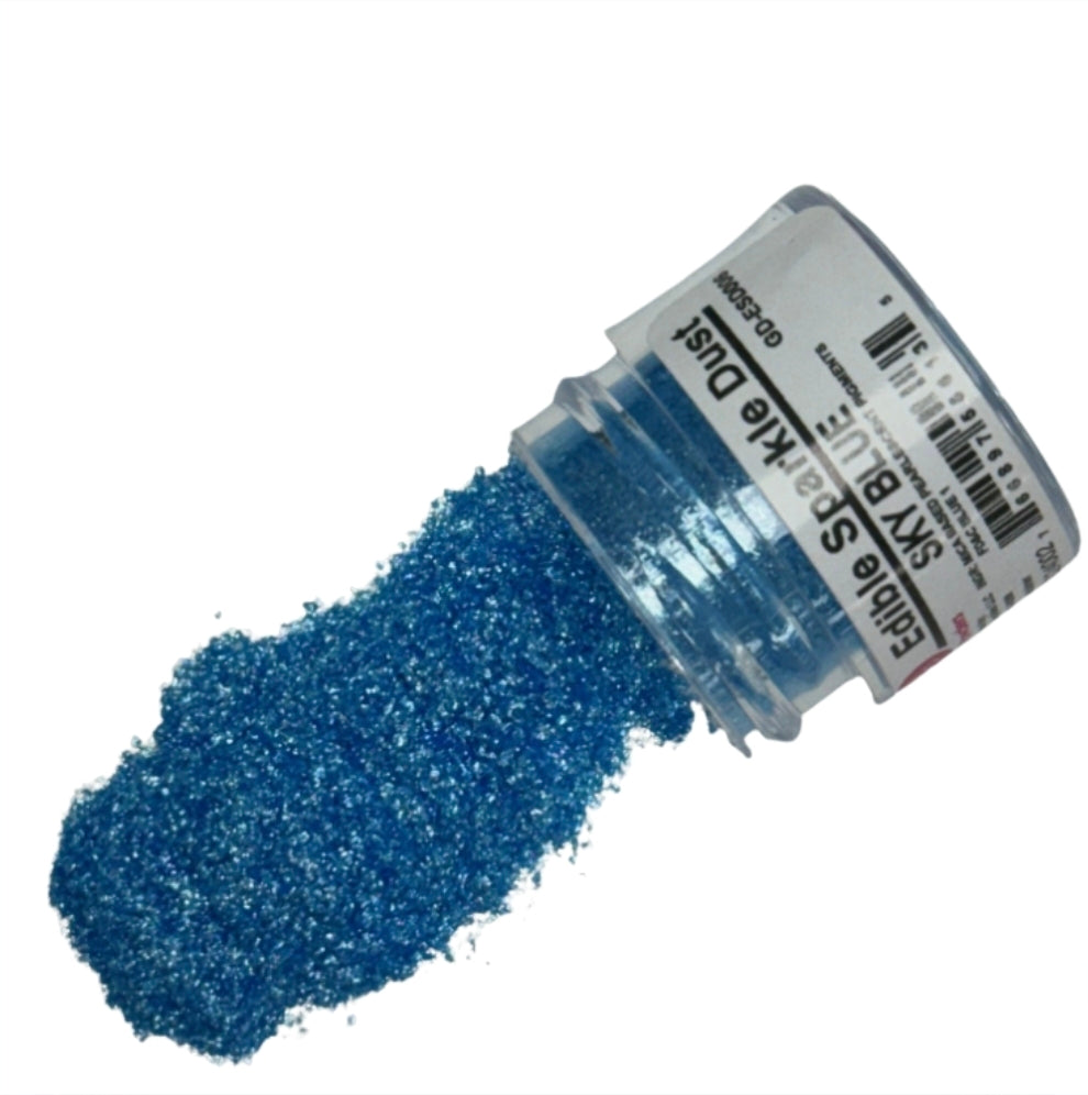 Cocktail Shimmer Edible Sparkle Dust Sky Blue .25 Oz