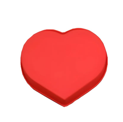 Heart Silicone Cake Pan – Flexible Baking Mold