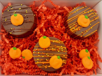 Edible Decorations Flat Mini Pumpkins 10 Count