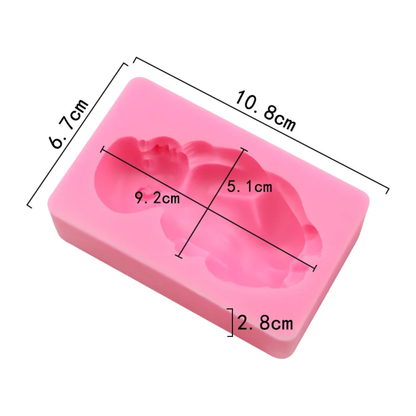 3D Baby Fondant & Gum Paste Silicone Mold – 1 Cavity