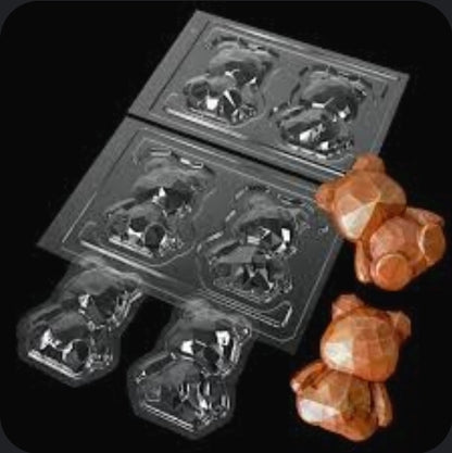 3pc Bear Chocolate Mold