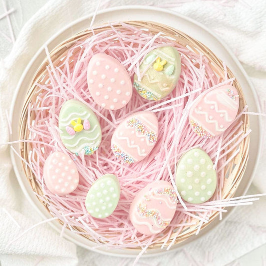 Decorated Easter Egg Chocolate Candy Mold Silicone Egg Designs