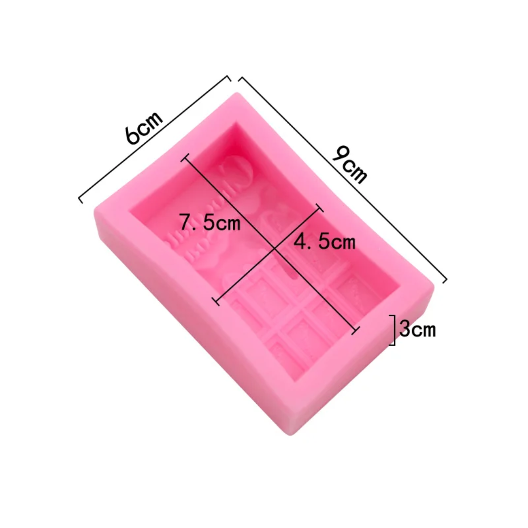 Thick Chocolate Bar Silicone Mold – 1 Cavity