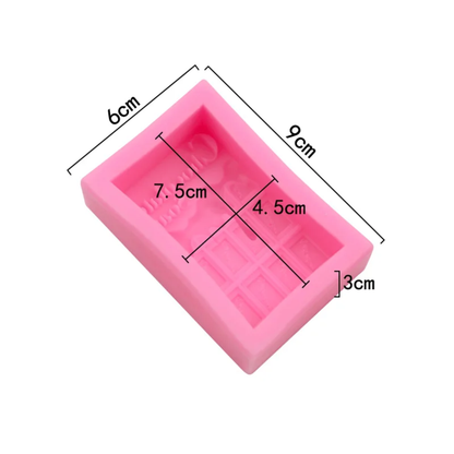 Thick Chocolate Bar Silicone Mold – 1 Cavity
