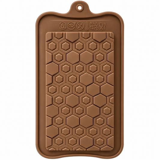 Honeycomb Cookie Bar & Chocolate Bar Silicone Mold