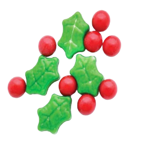 Holly Berry Pressed Candy 8  OZ
