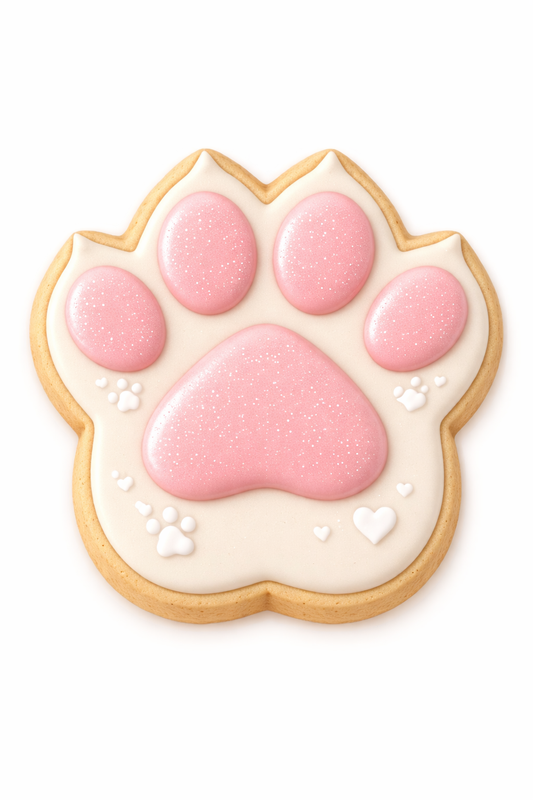 Dog Paw Cookie Cutter 3in