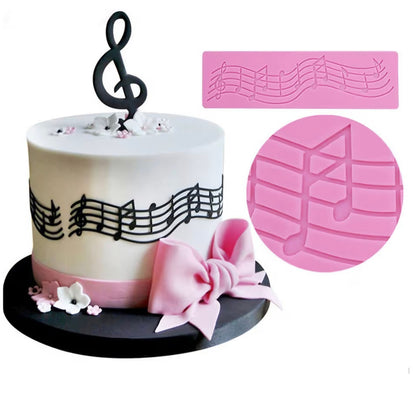 Silicone Music Note Mold – Quarter & Eighth Notes