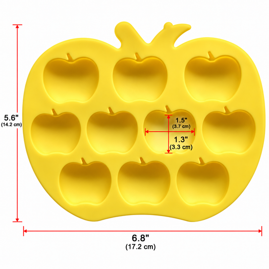Apple Silicone Mold 10 Cavity