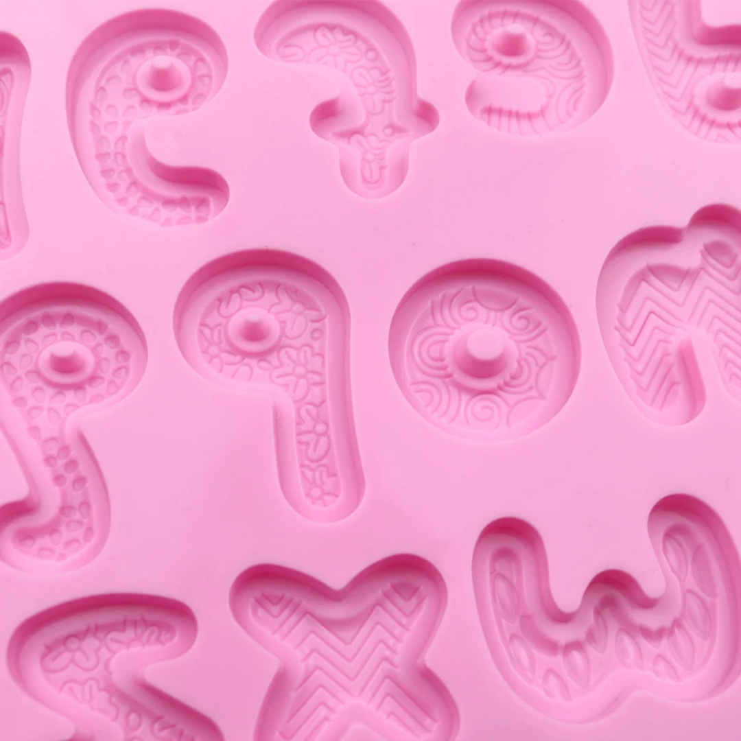 Lowercase Bubble Alphabet Silicone Mold