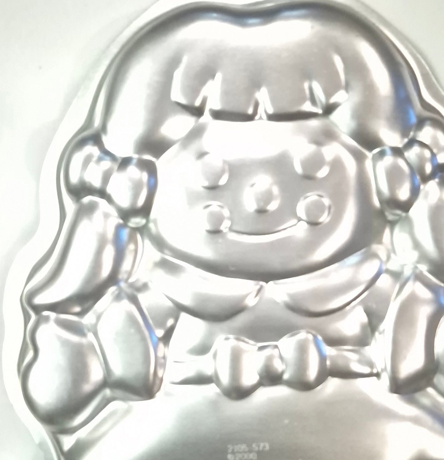 Wilton Baby Doll Cake Pan New w/ Insert Aluminum Vintage 2000 Baby Shower