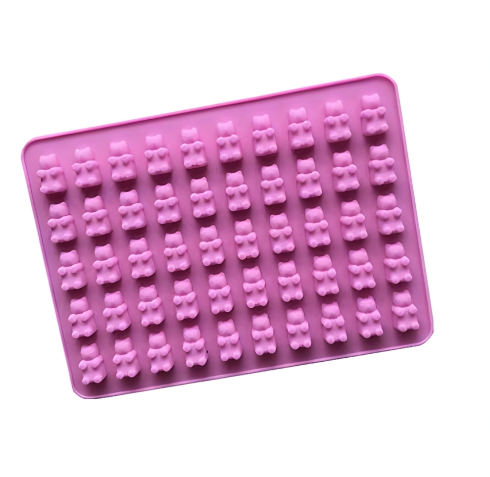 Gummi Bear Silicone Candy Mold 50 Cavity