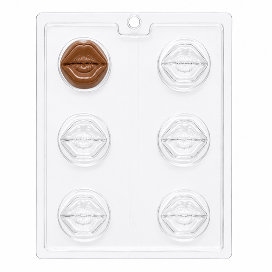 Baddie Lips Chocolate Covered Oreo Mold – 6 Cavity Treat Mold