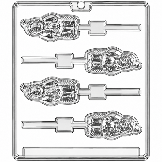 Native American Lollipop Mold 5 cavities