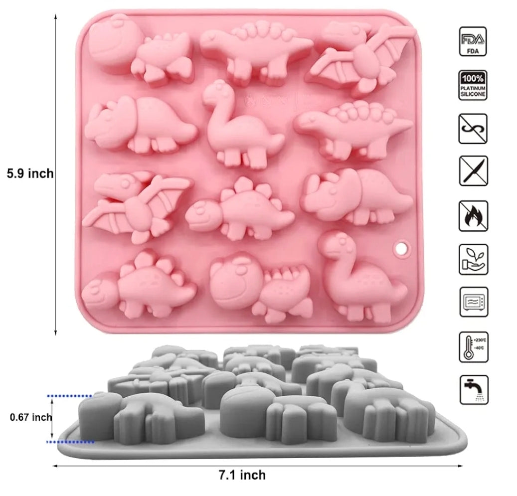Dino Silicone Mold