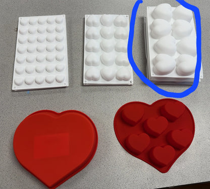 Large Heart Silicone Mold – Flexible Chocolate & Baking Mold