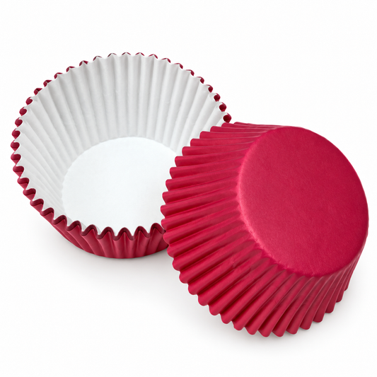Dark Pink Foil Cupcake Wrappers 100 Count