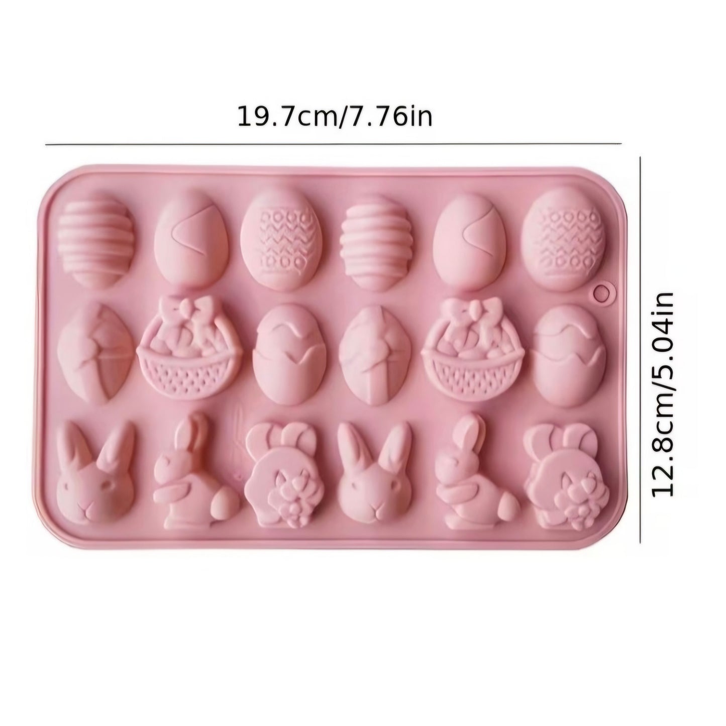 Easter Bunny & Egg Silicone Mold