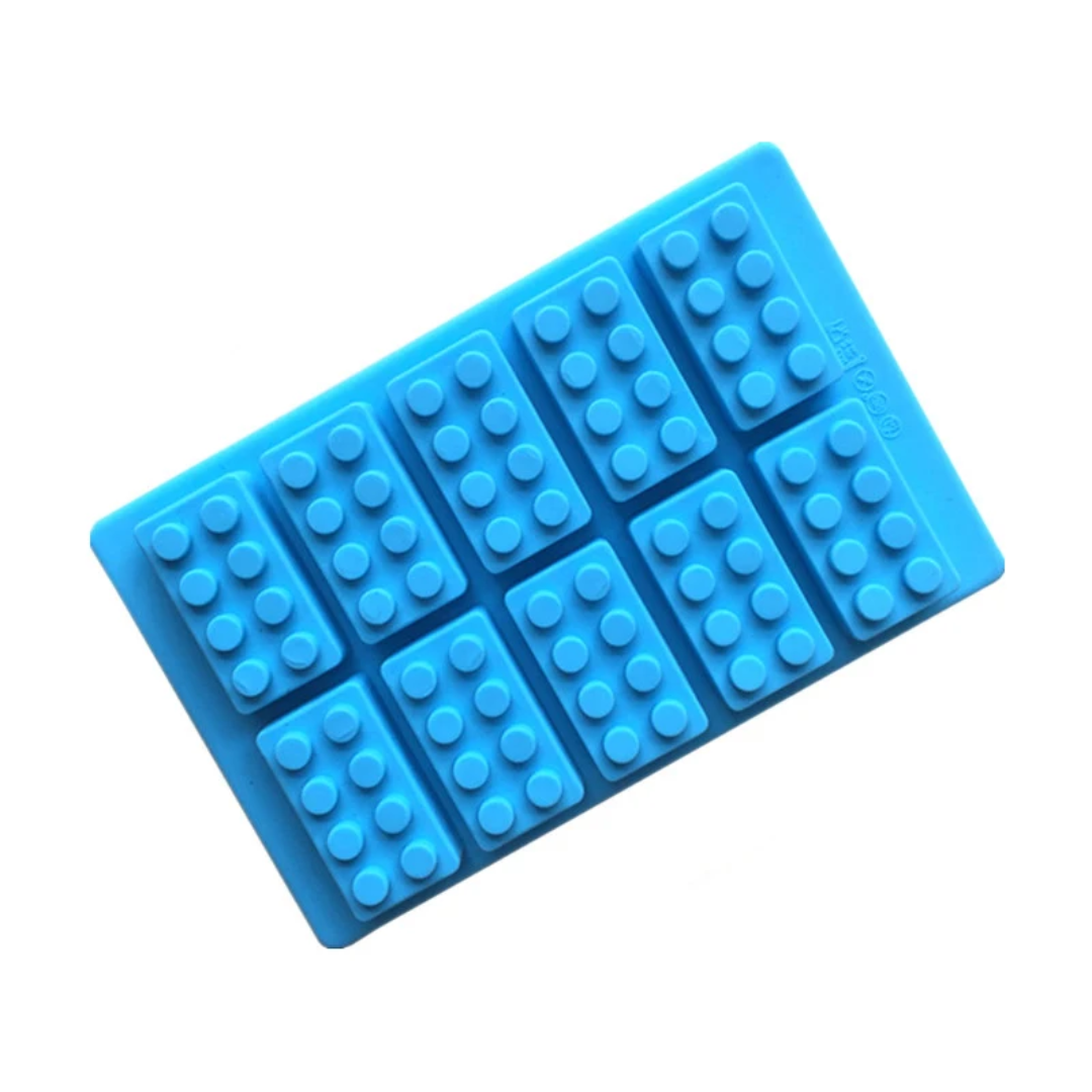 Building Block Silicone Chocolate Mold – 10 Cavity