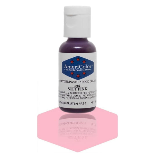 Americolor Soft Gel Paste Food Coloring .75 Soft Pink