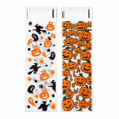 Halloween Pretzel Bags 20 Count Self Sealing Treat Bag Assortment