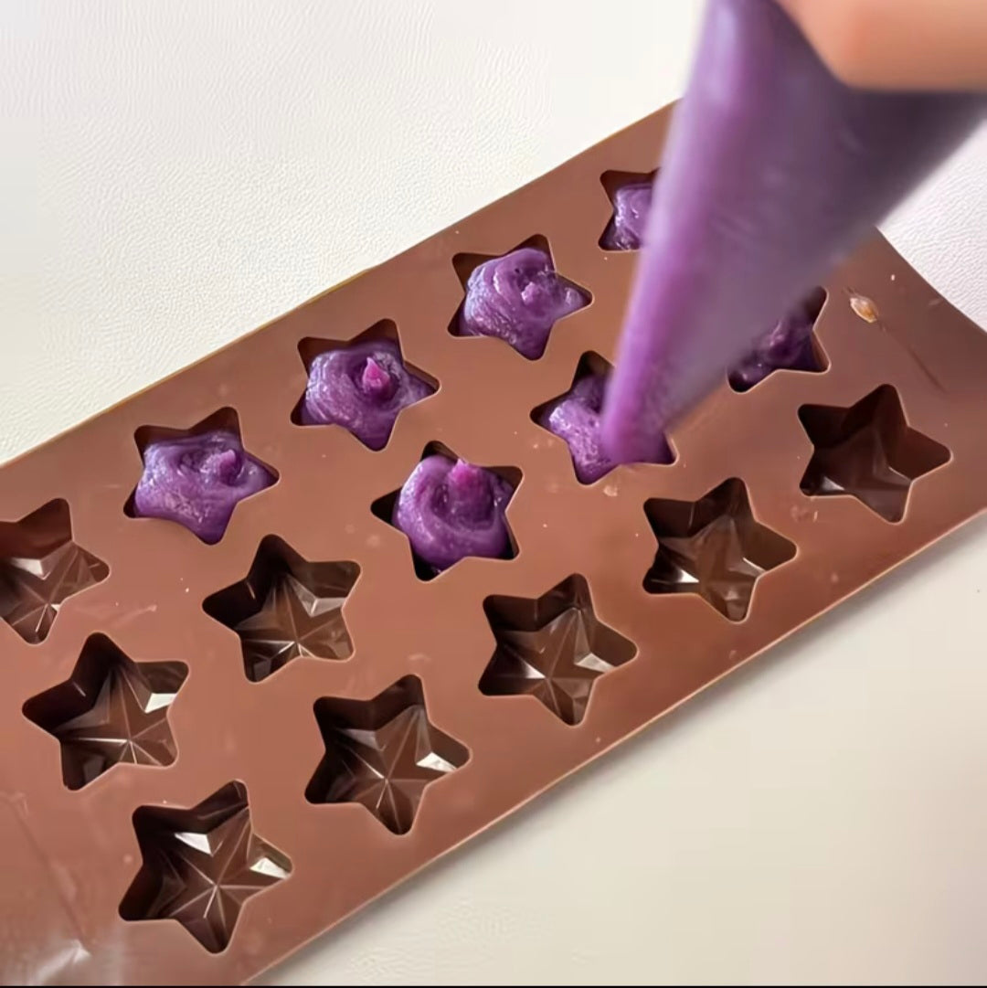 Star Shaped Silicone Mold 15 Cavity