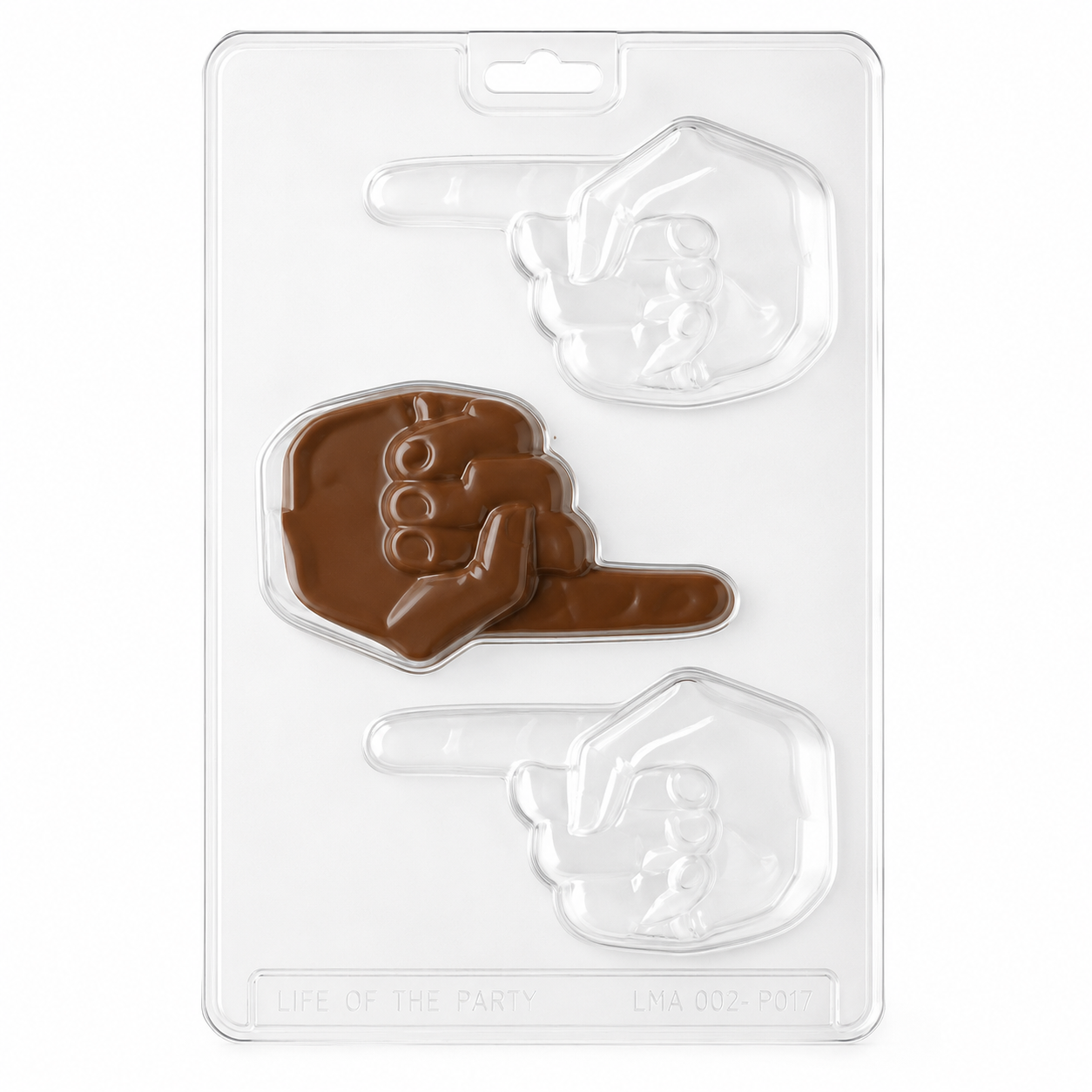 We're Number 1 Chocolate Candy Mold 3 Cavity