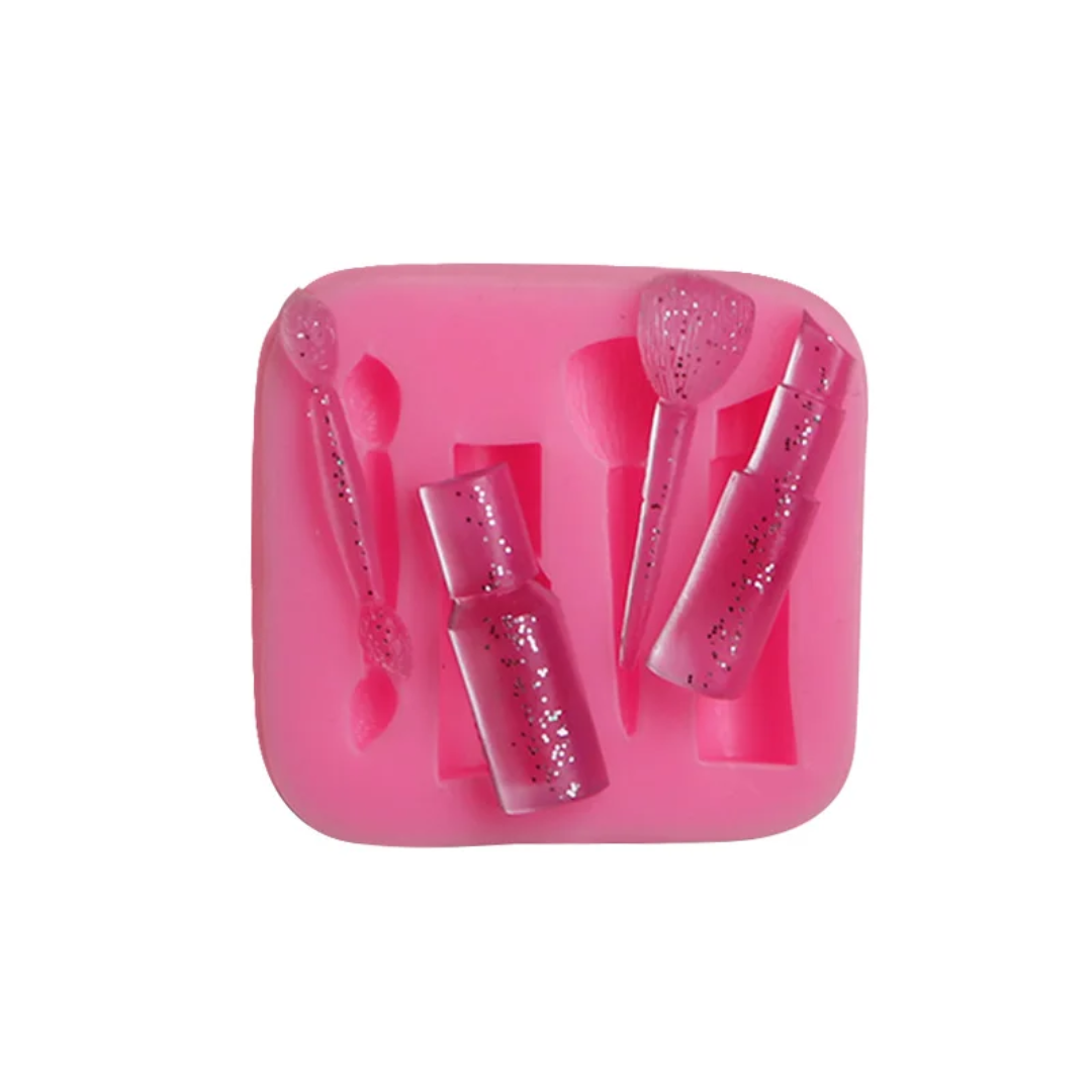 Makeup & Cosmetics Fondant Silicone Mold – 4 Pieces