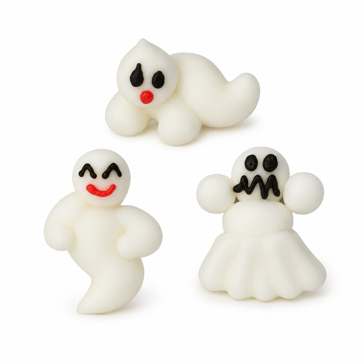 Edible  Decorations Mini Ghost 12 Count