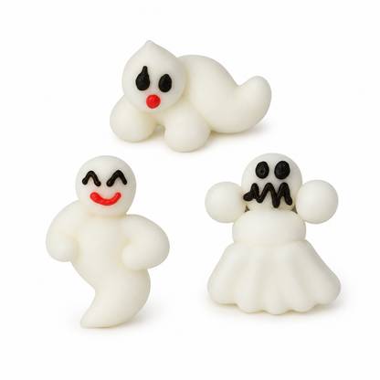 Edible  Decorations Mini Ghost 12 Count