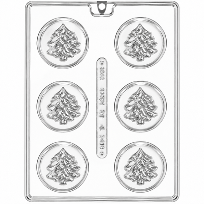 Christmas Tree Chocolate Covered Oreo Cookie Mold – 6 Cavity