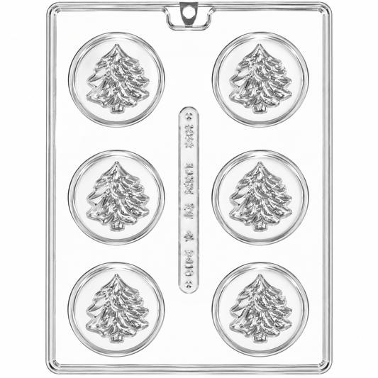 Christmas Tree Chocolate Covered Oreo Cookie Mold – 6 Cavity