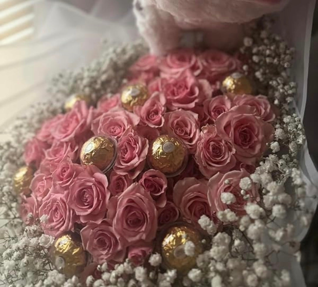 Chocolate Bouquet Candy Holder w/o Picks