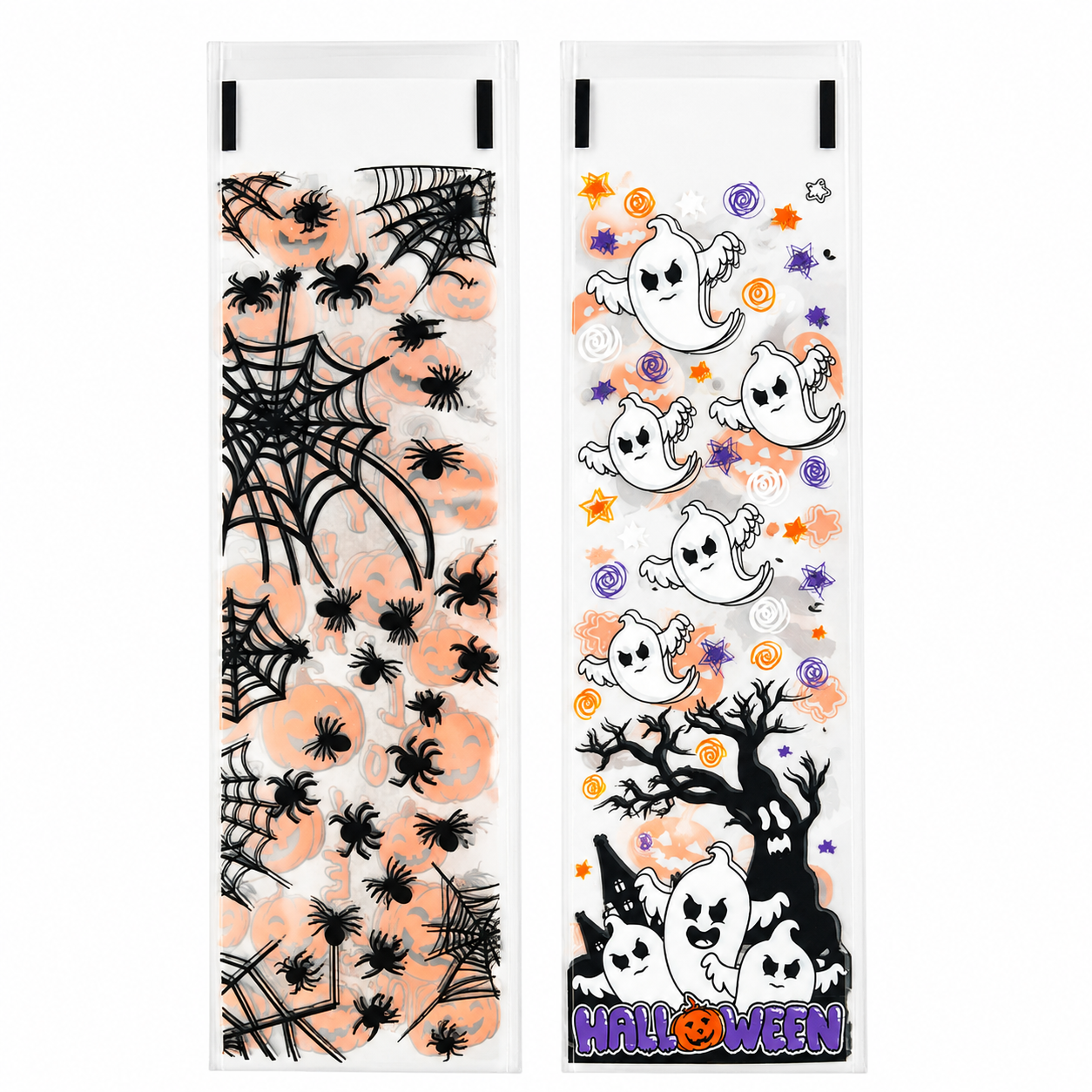 Halloween Pretzel Bags 20 Count Self Sealing Treat Bag Assortment