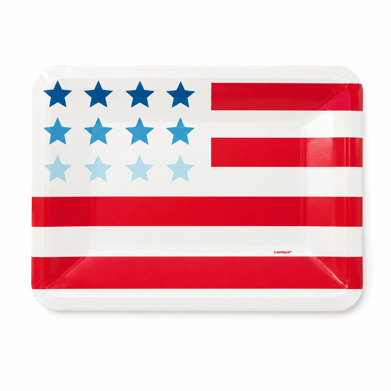 Patriotic Flag Plates for July 4