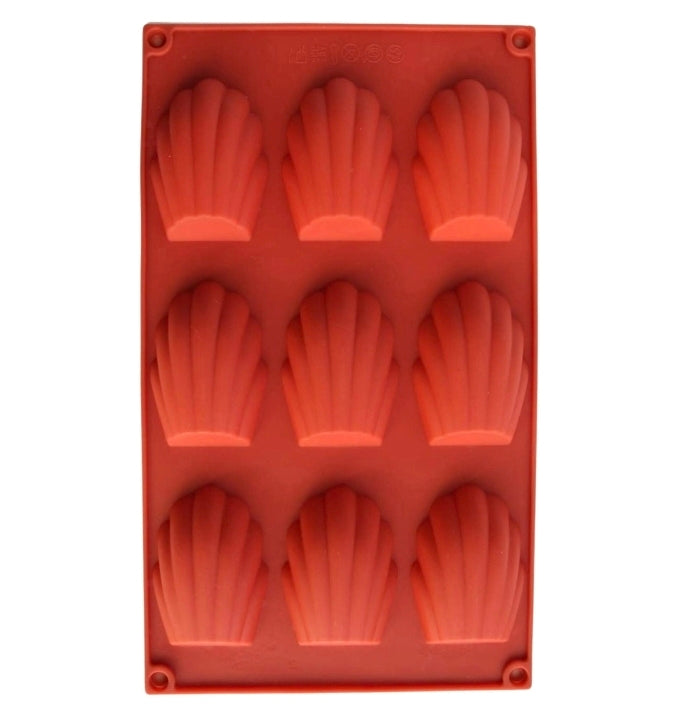 Madeleine Shell Silicone Mold 9 Cavity