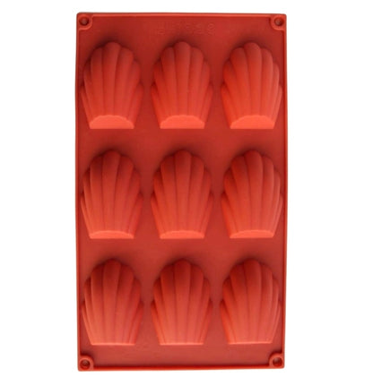 Madeleine Shell Silicone Mold 9 Cavity