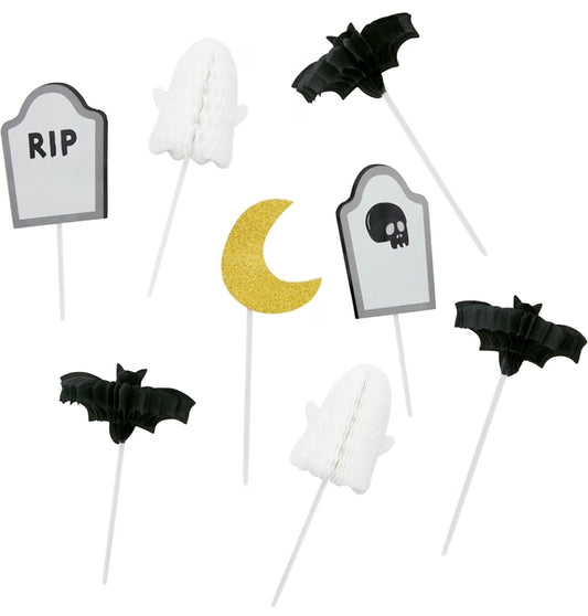 Wilton Halloween Treat Topper - 8 Cupcake Picks